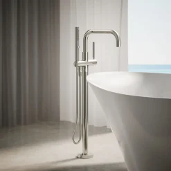 Floor-mount bath filler trim with handshower^Kohler Outlet