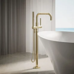 Floor-mount bath filler trim with handshower^Kohler Outlet