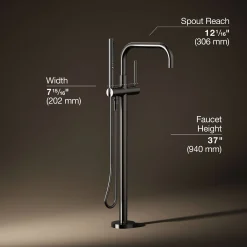 Floor-mount bath filler trim with handshower^Kohler Outlet
