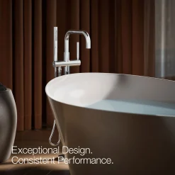Floor-mount bath filler trim with handshower^Kohler Outlet