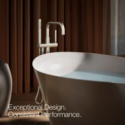 Floor-mount bath filler trim with handshower^Kohler Outlet