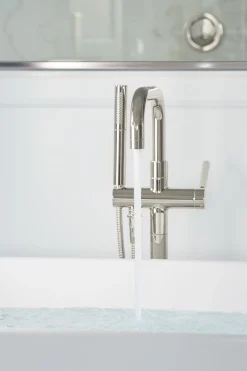 Floor-mount bath filler trim with handshower^Kohler Outlet