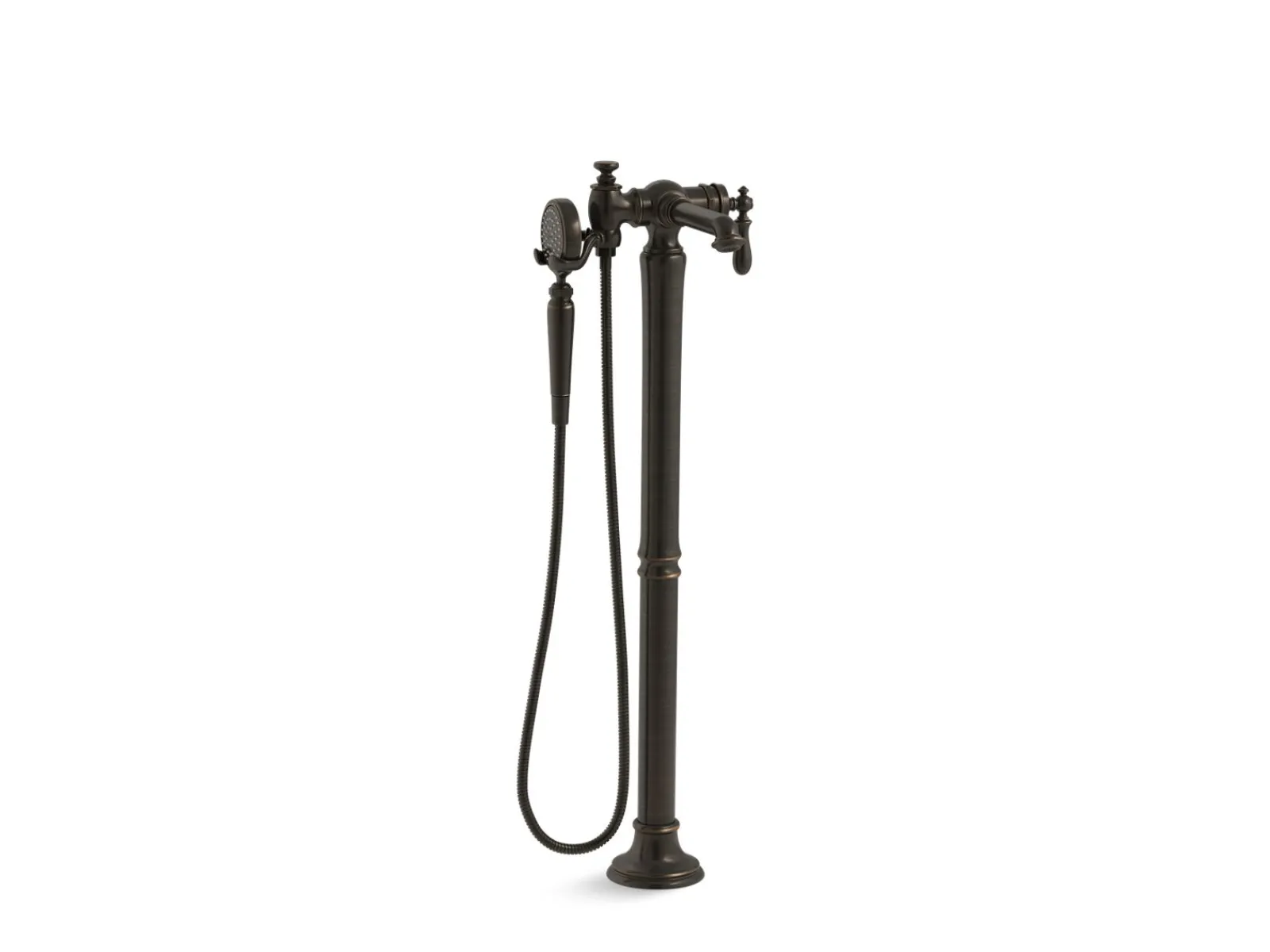 Floor-mount bath filler trim with handshower^Kohler Online