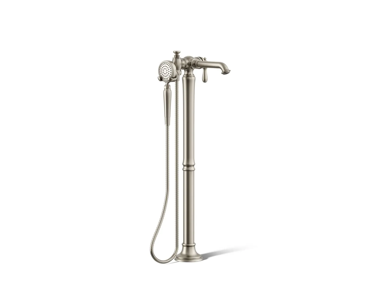 Floor-mount bath filler trim with handshower^Kohler Online