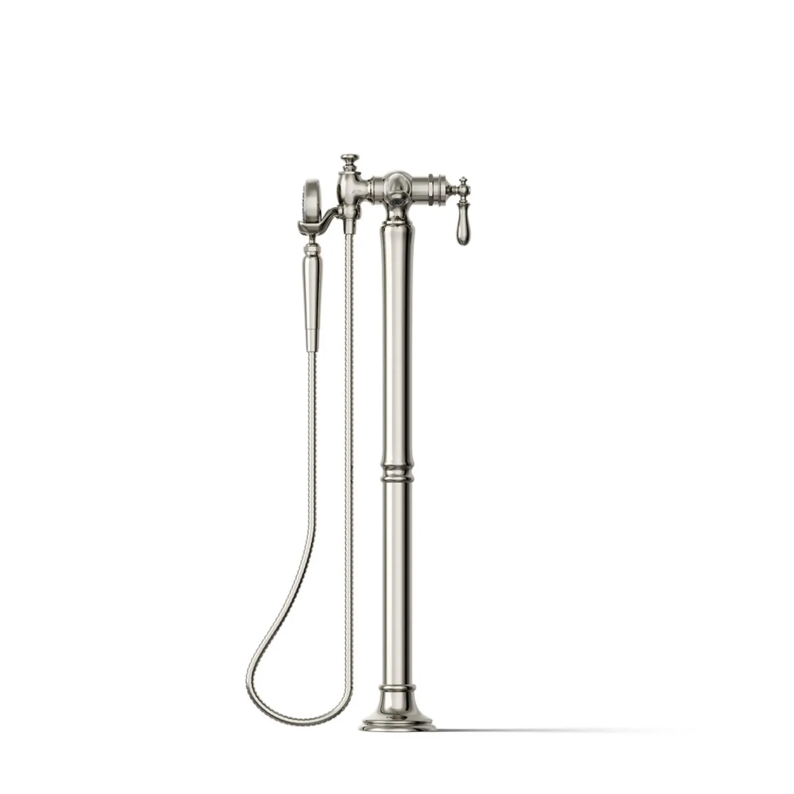 Floor-mount bath filler trim with handshower^Kohler Online