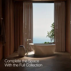 Floor-mount bath filler trim with handshower^Kohler Online