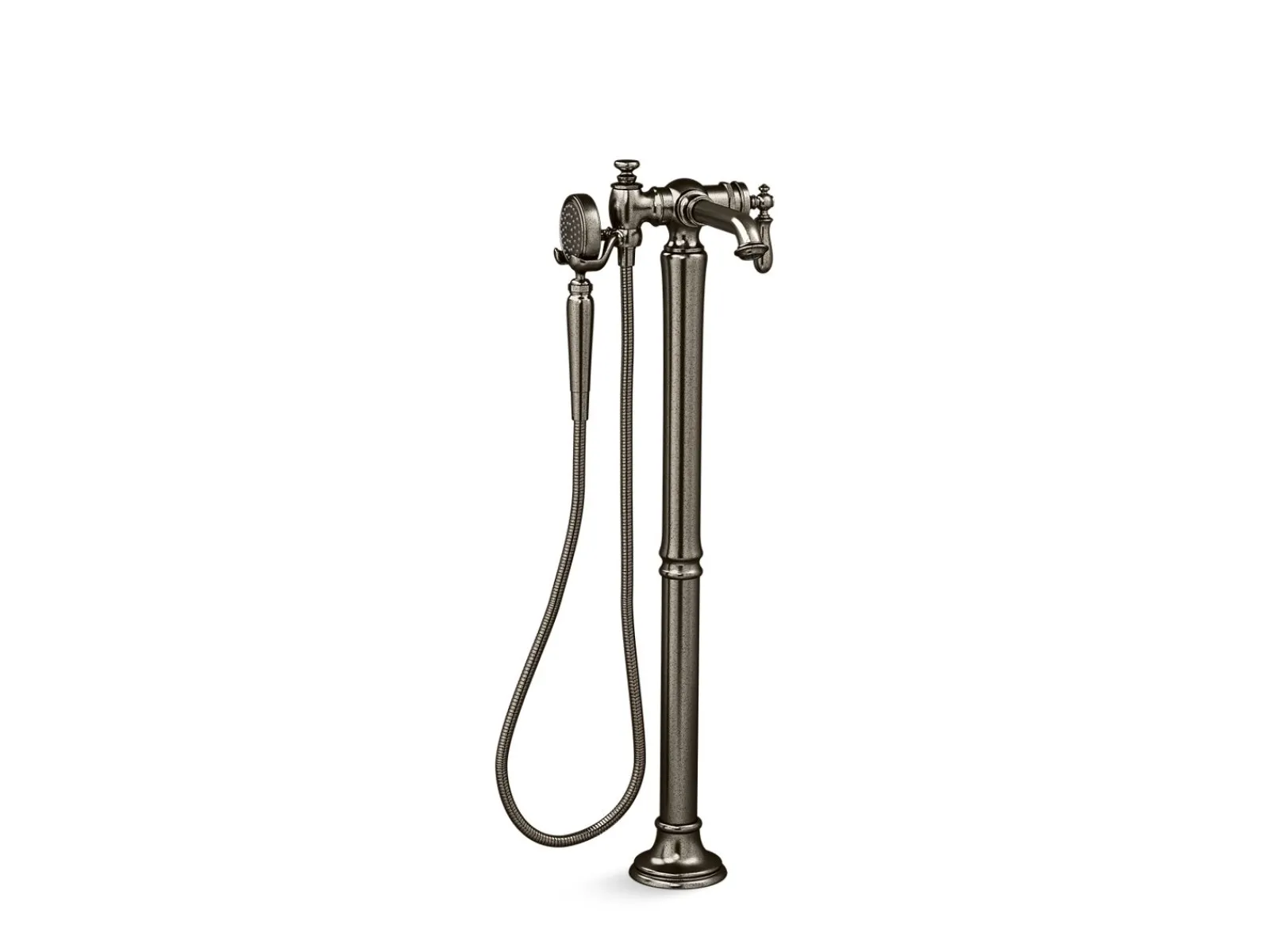 Floor-mount bath filler trim with handshower^Kohler Online