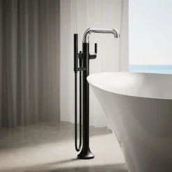 Floor-mount bath filler trim with handshower^Kohler Sale
