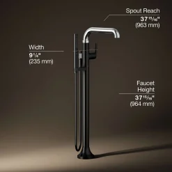Floor-mount bath filler trim with handshower^Kohler Sale