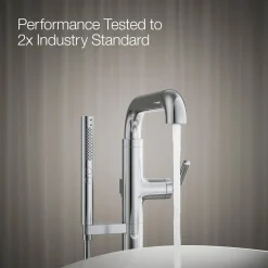 Floor-mount bath filler trim with handshower^Kohler Sale