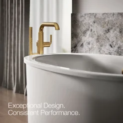 Floor-mount bath filler trim with handshower^Kohler Sale