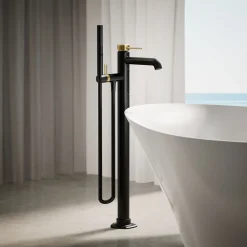 Floor-mount bath filler trim with handshower^Kohler Outlet