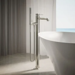 Floor-mount bath filler trim with handshower^Kohler Outlet