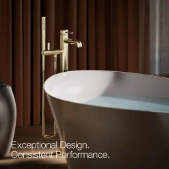 Floor-mount bath filler trim with handshower^Kohler Outlet