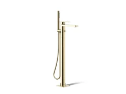 Floor-mount bath filler trim with handshower^Kohler Hot