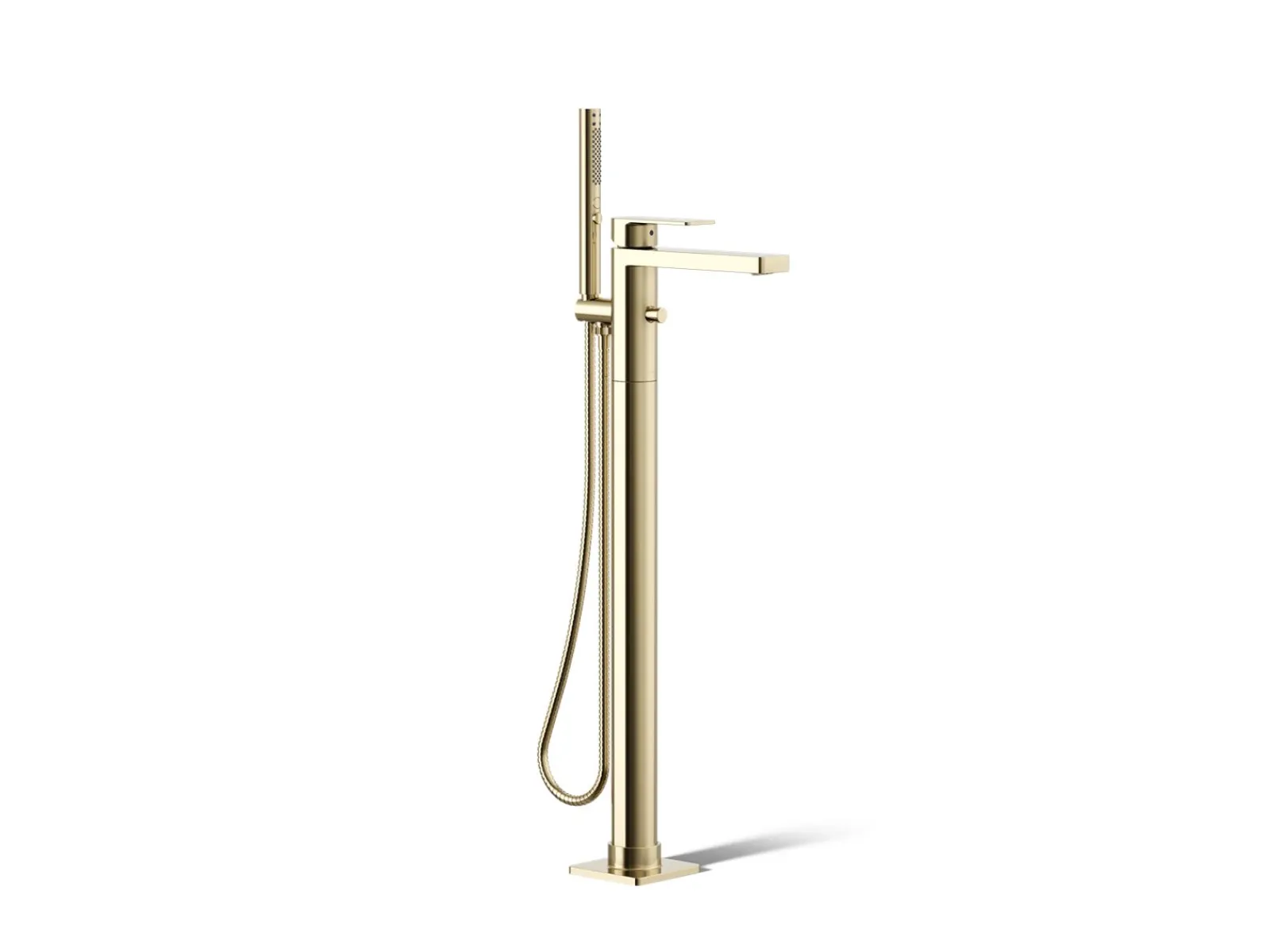 Floor-mount bath filler trim with handshower^Kohler Hot