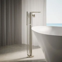 Floor-mount bath filler trim with handshower^Kohler Outlet