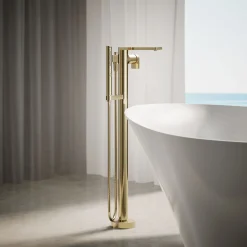 Floor-mount bath filler trim with handshower^Kohler Outlet