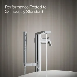 Floor-mount bath filler trim with handshower^Kohler Outlet