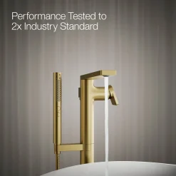 Floor-mount bath filler trim with handshower^Kohler Outlet