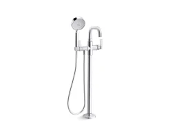 Floor-mount bath filler trim with handshower^Kohler Online