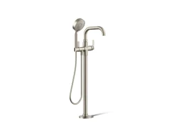 Floor-mount bath filler trim with handshower^Kohler Online