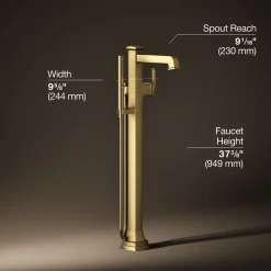 Floor-mount bath filler trim with handshower^Kohler Discount