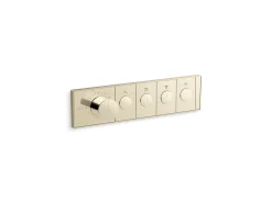 Four-outlet recessed mechanical thermostatic valve control^Kohler Clearance
