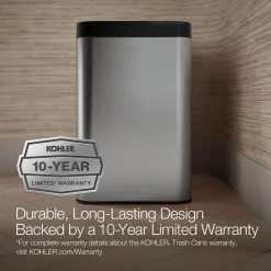 5-3/4-gallon dual-compartment open-top trash can^Kohler New