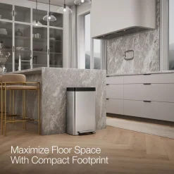 8-gallon loft step trash can^Kohler Hot