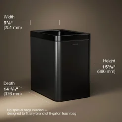 6-1/2-gallon open-top trash can^Kohler Sale