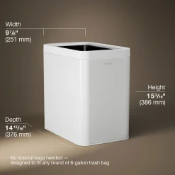 6-1/2-gallon open-top trash can^Kohler Sale