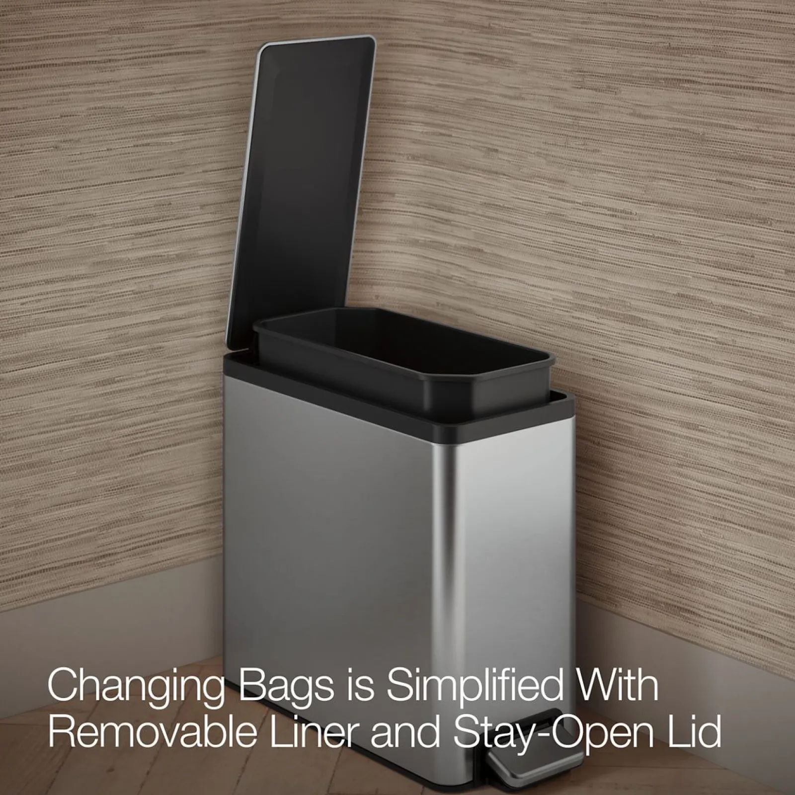 2.5-gallon slim step trash can^Kohler Discount