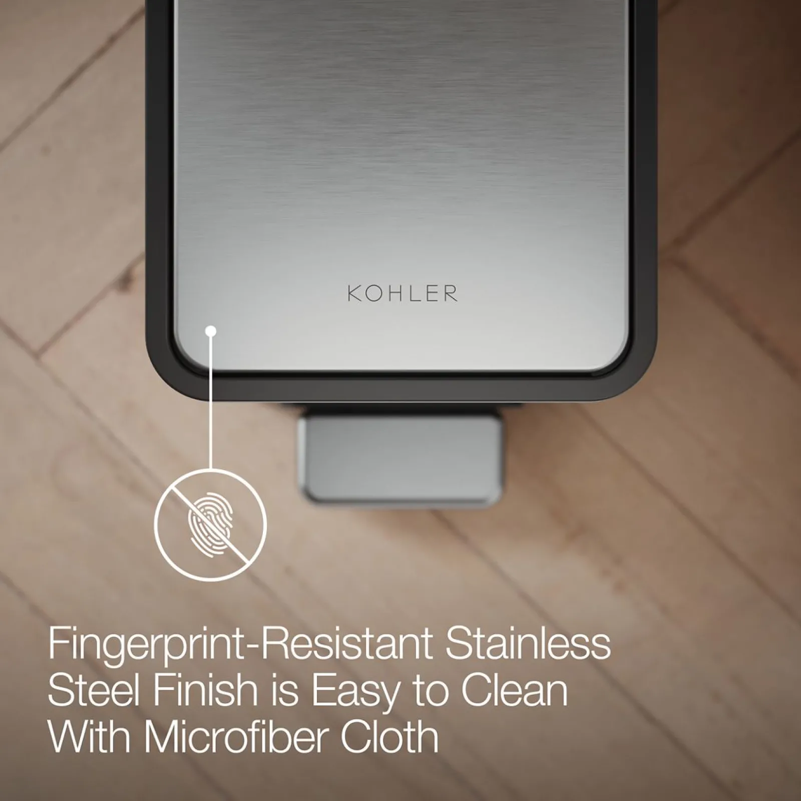2.5-gallon slim step trash can^Kohler Discount