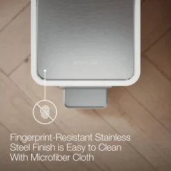 2.5-gallon slim step trash can^Kohler Discount