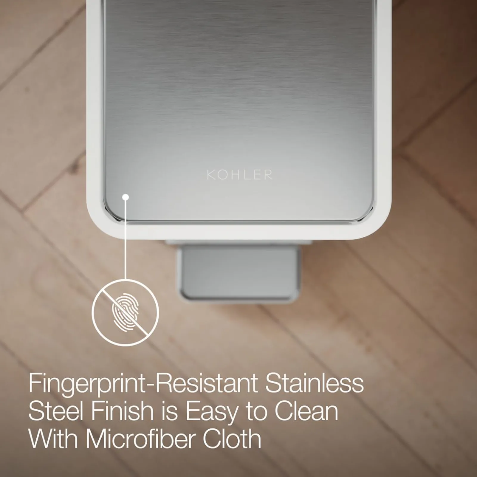 2.5-gallon slim step trash can^Kohler Discount