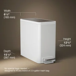 2.5-gallon slim step trash can^Kohler Discount