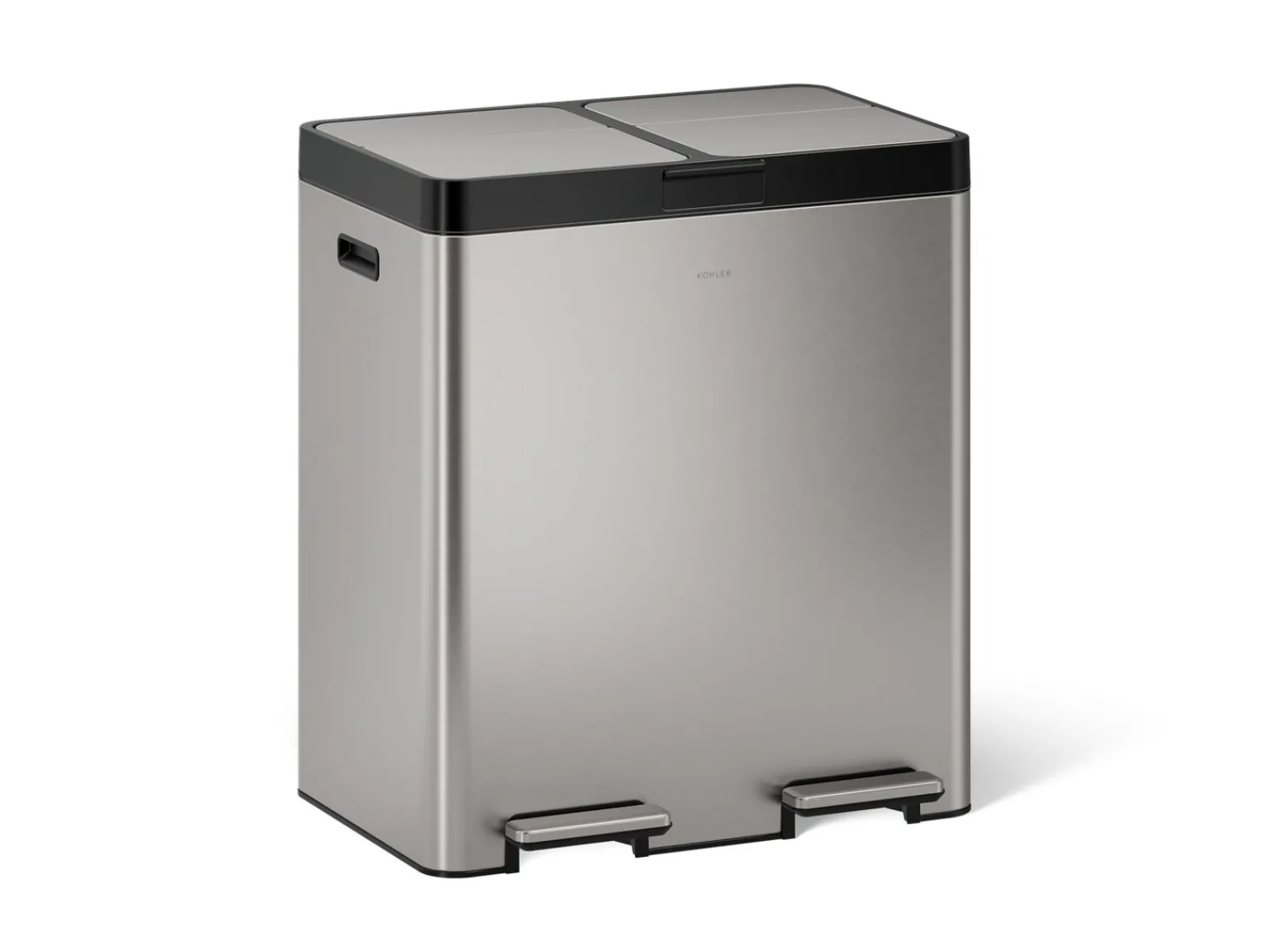21.7-gallon dual-bin step trash can^Kohler Clearance