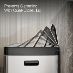 21.7-gallon dual-bin step trash can^Kohler Clearance