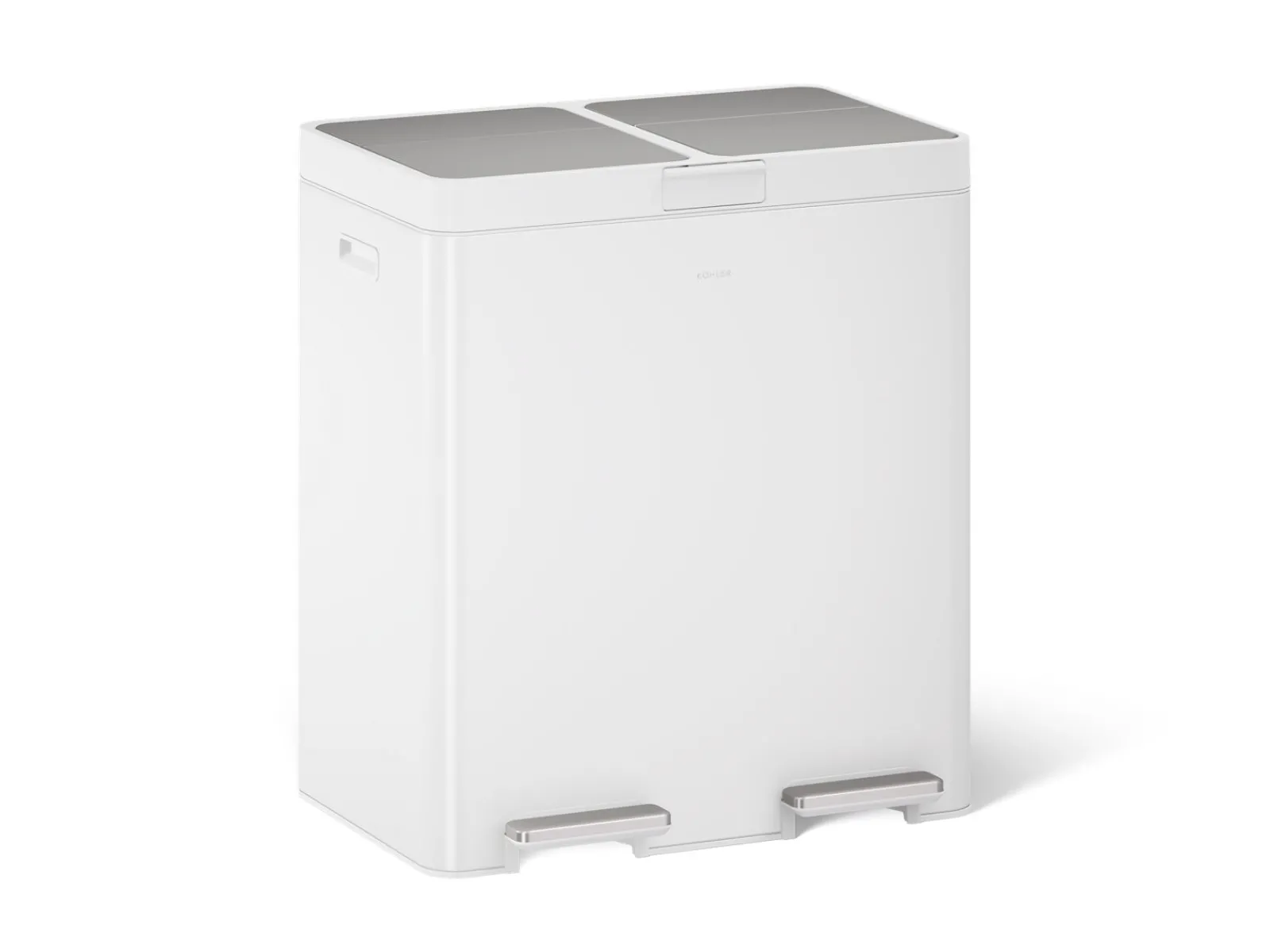 21.7-gallon dual-bin step trash can^Kohler Clearance