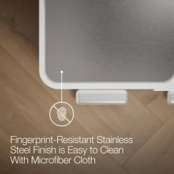 21.7-gallon dual-bin step trash can^Kohler Clearance