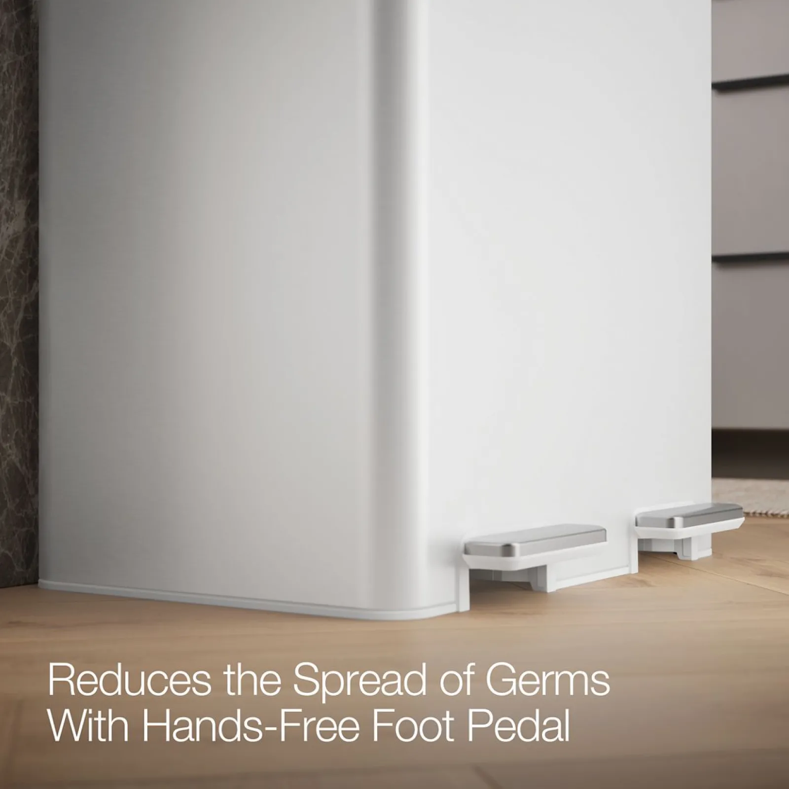21.7-gallon dual-bin step trash can^Kohler Clearance