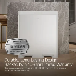 21.7-gallon dual-bin step trash can^Kohler Clearance