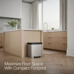 8-gallon step trash can^Kohler Hot