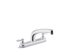 1.8 gpm kitchen sink faucet with 8-3/16" swing spout, aerated flow and lever handles^Kohler Best