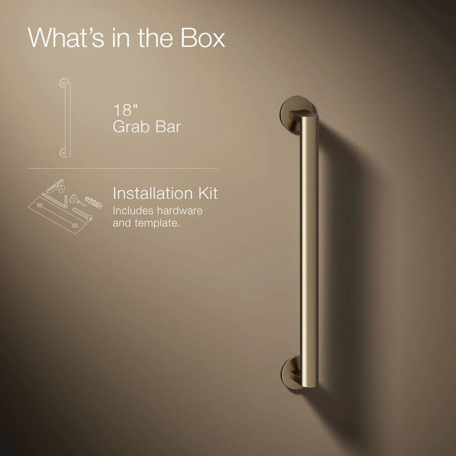 18" grab bar^Kohler Discount