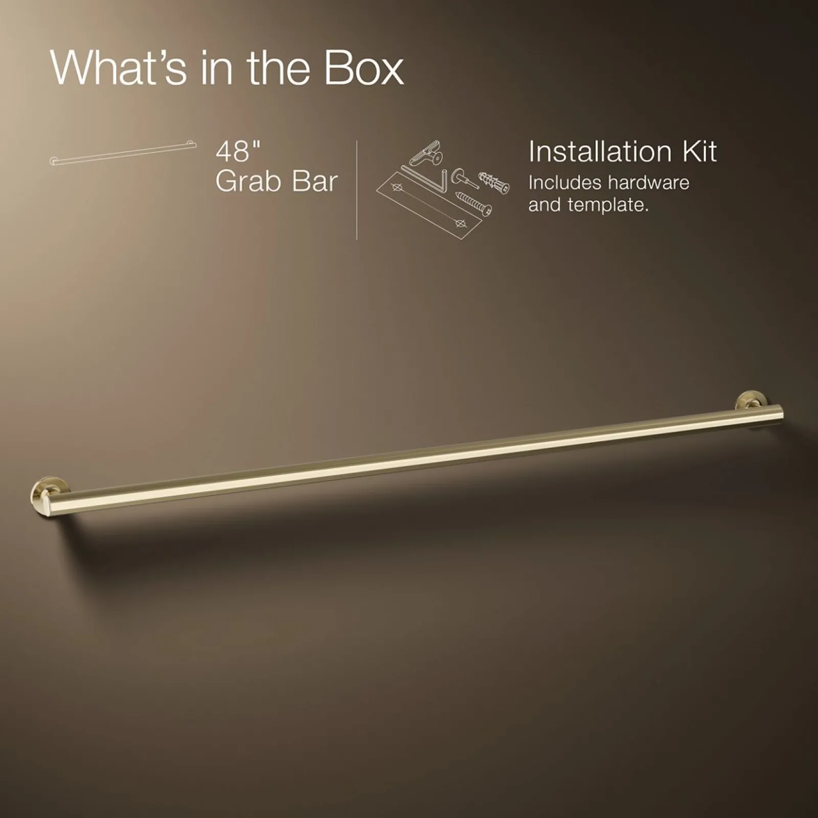 48" grab bar^Kohler Hot