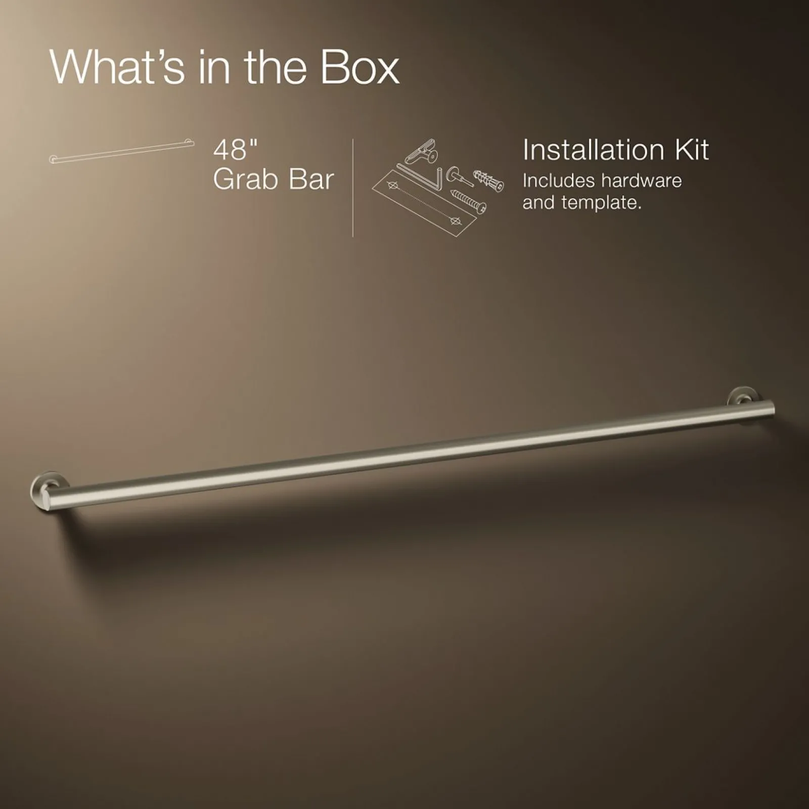 48" grab bar^Kohler Hot