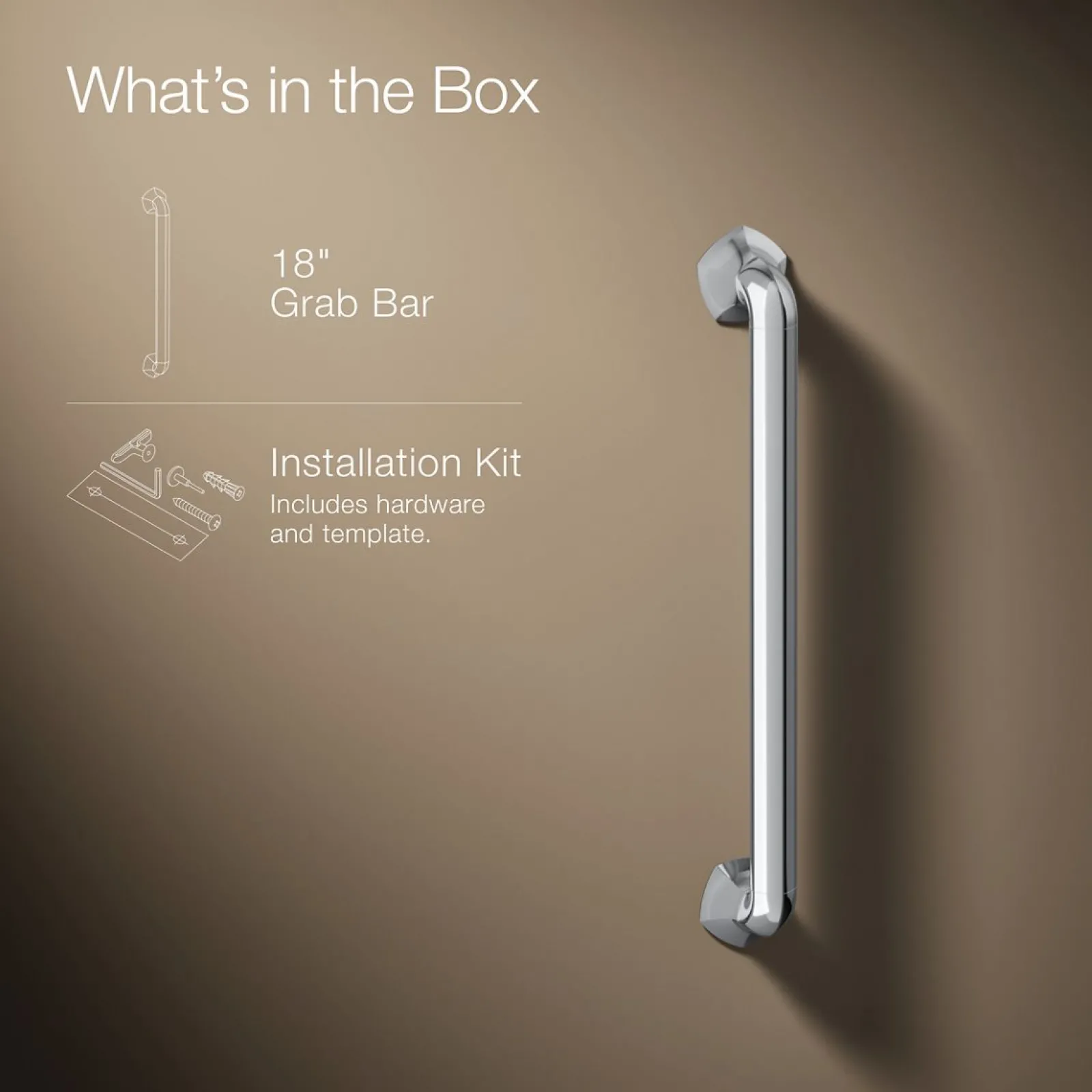 18" grab bar^Kohler Discount