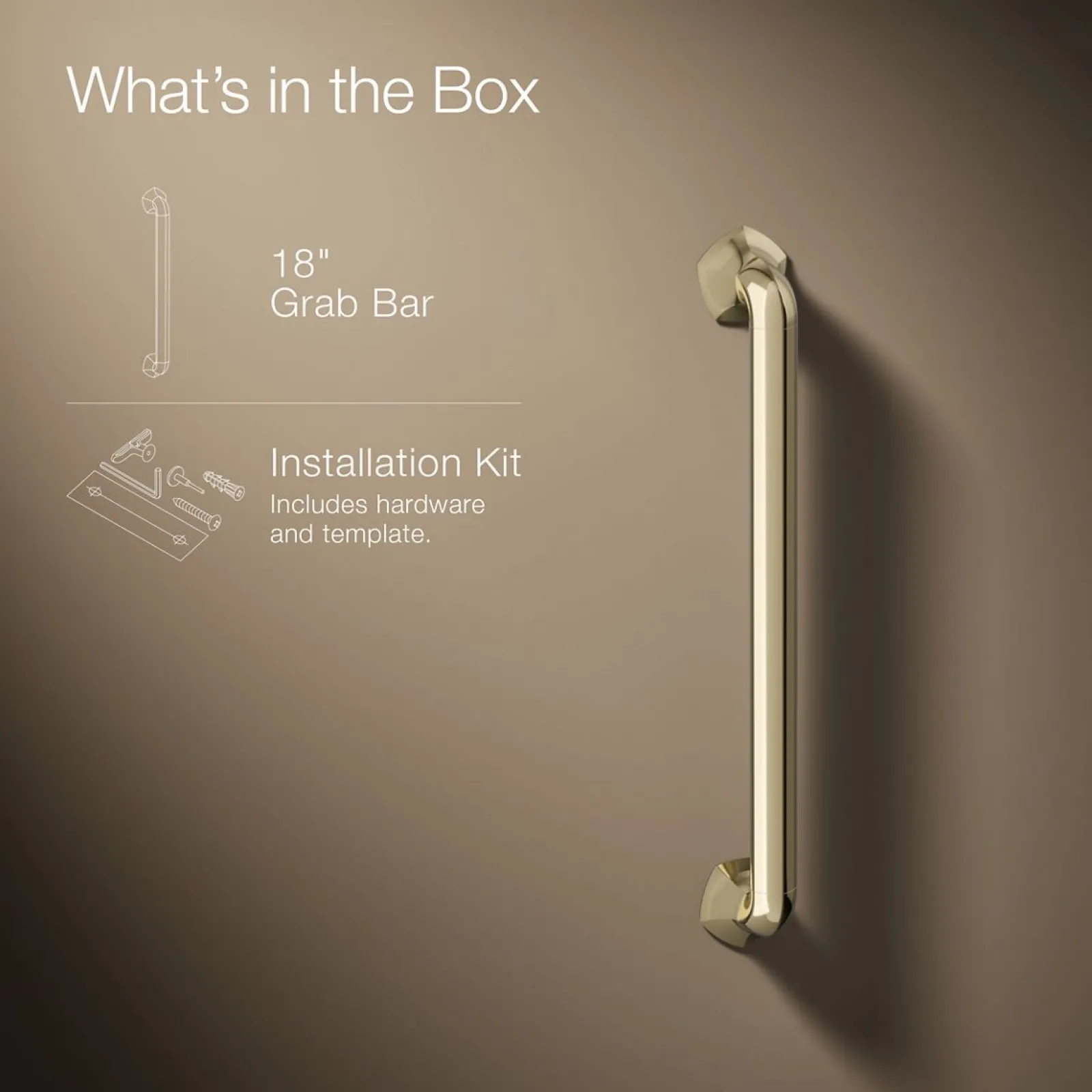 18" grab bar^Kohler Discount